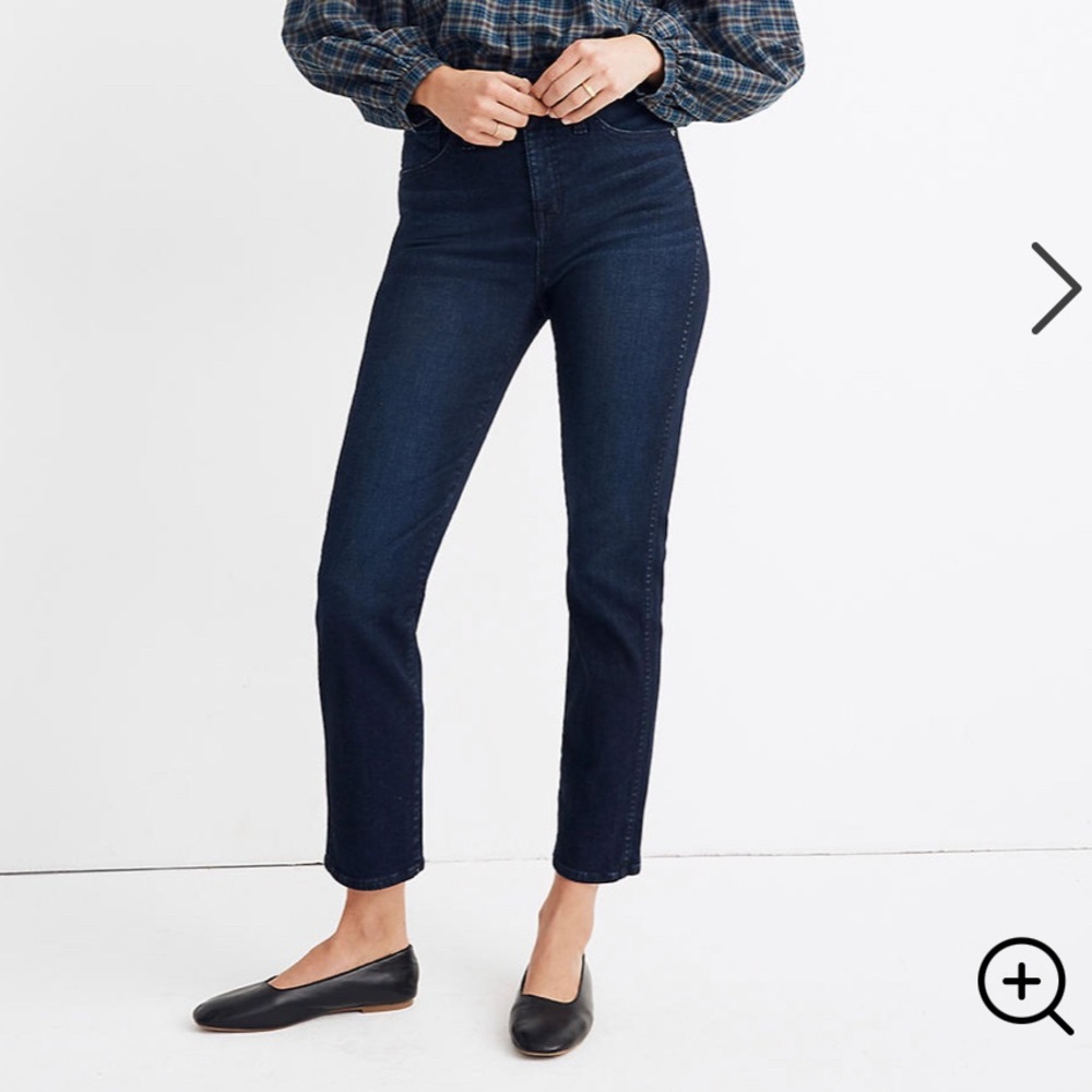 Madewell Stovepipe Jeans in Birchland Wash